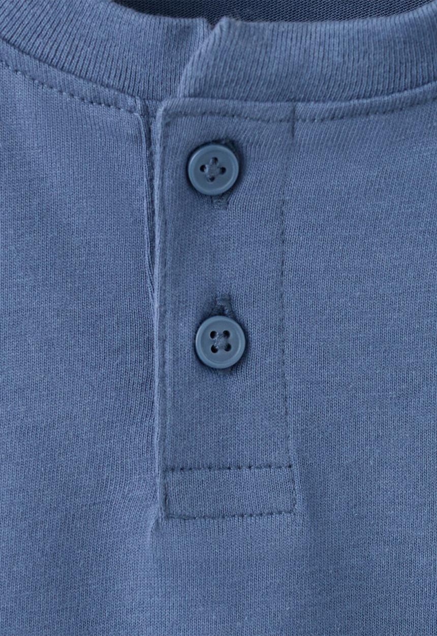 MANGO - T-Shirt PANIB - Medium Blue