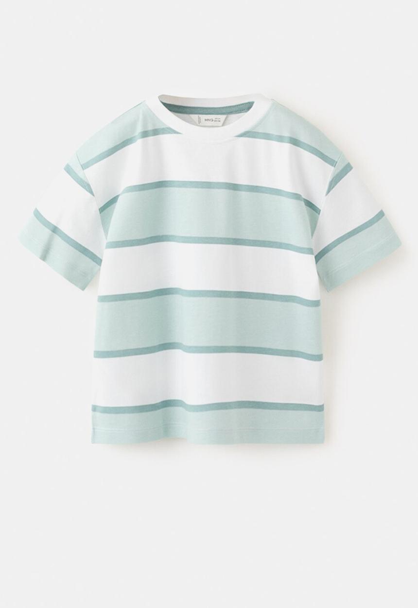 MANGO - T-Shirt MBERT - Turquoise / Aqua