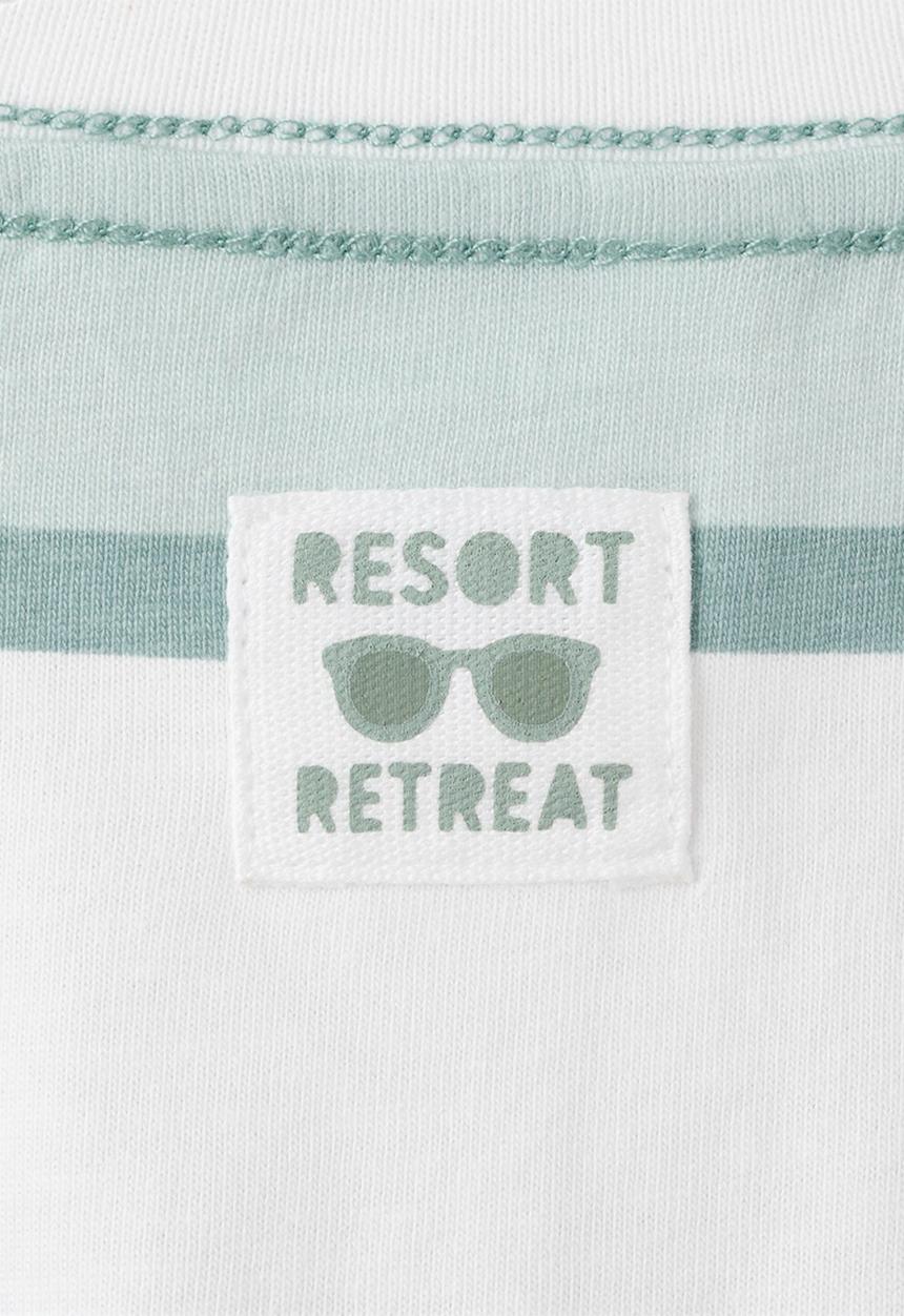 MANGO - T-Shirt MBERT - Turquoise / Aqua