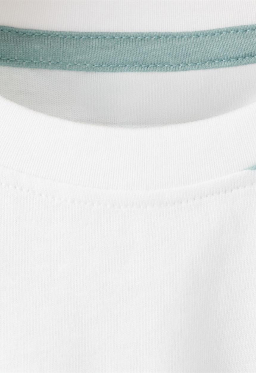 MANGO - T-Shirt MBERT - Turquoise / Aqua