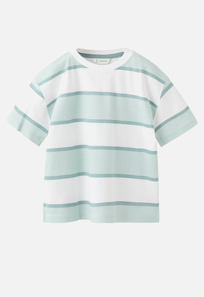 MANGO - T-Shirt MBERT - Turquoise / Aqua