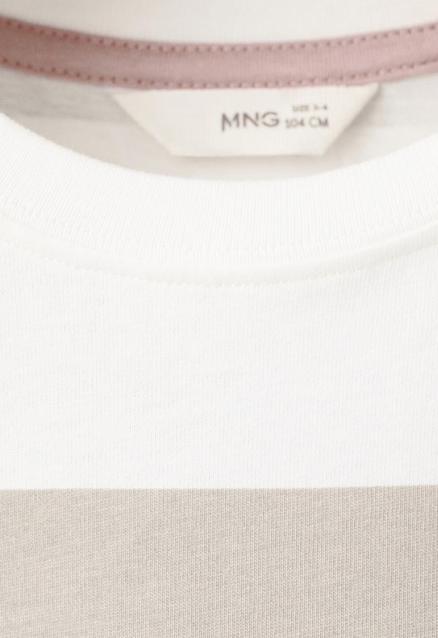 MANGO - T-Shirt RELAX - Medium Brown