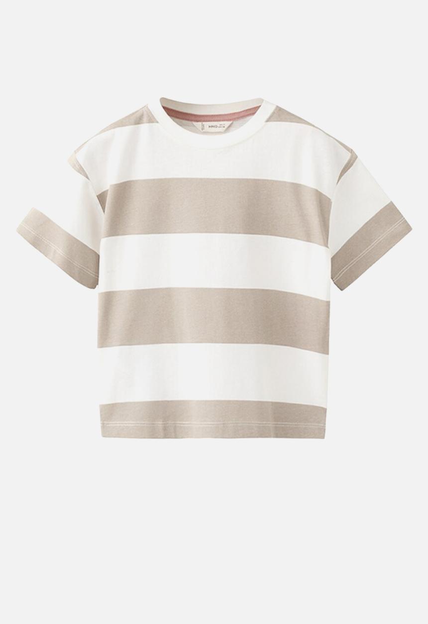 MANGO - T-Shirt RELAX - Medium Brown