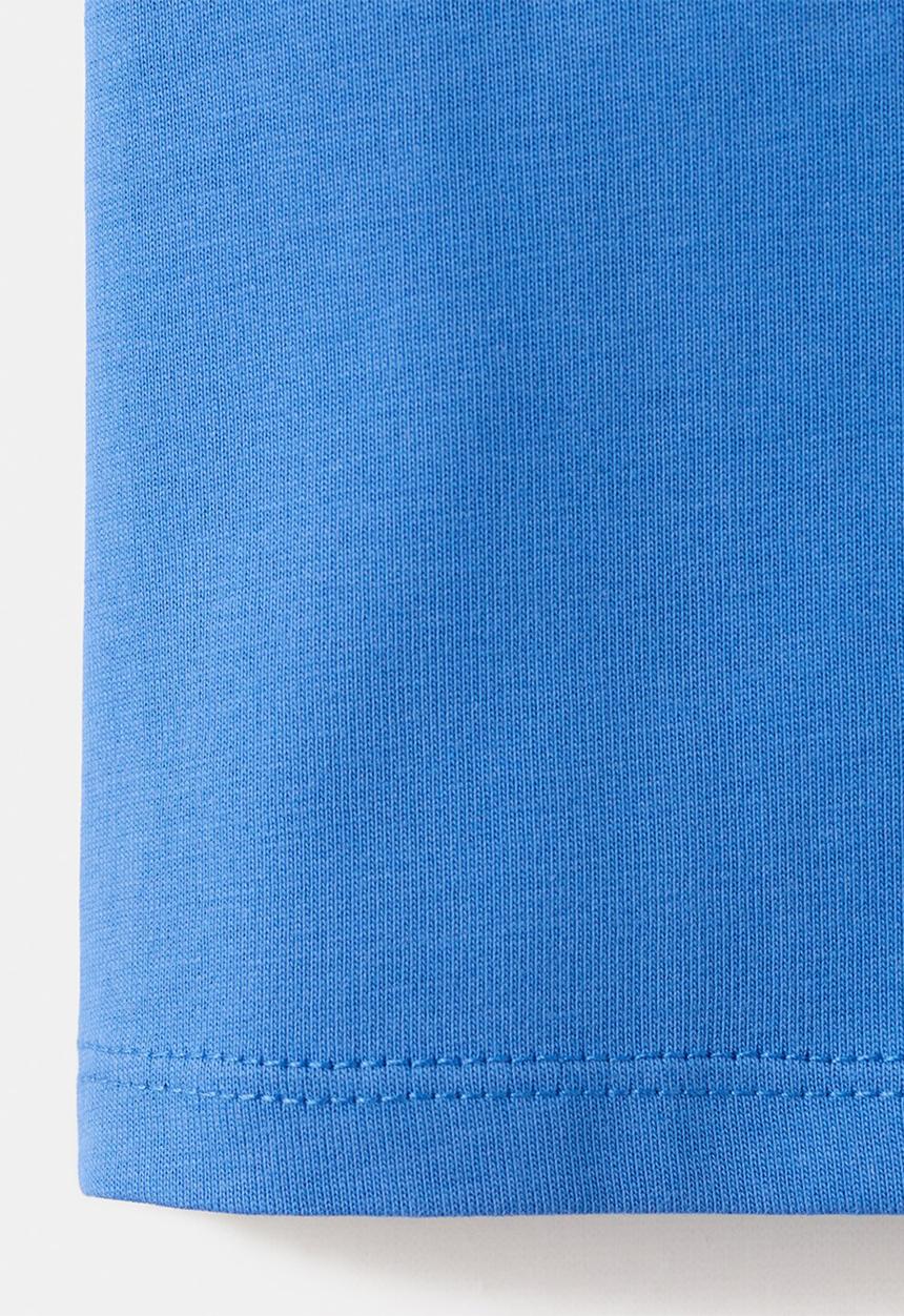 MANGO - T-Shirt VOLANTI - Bright Blue