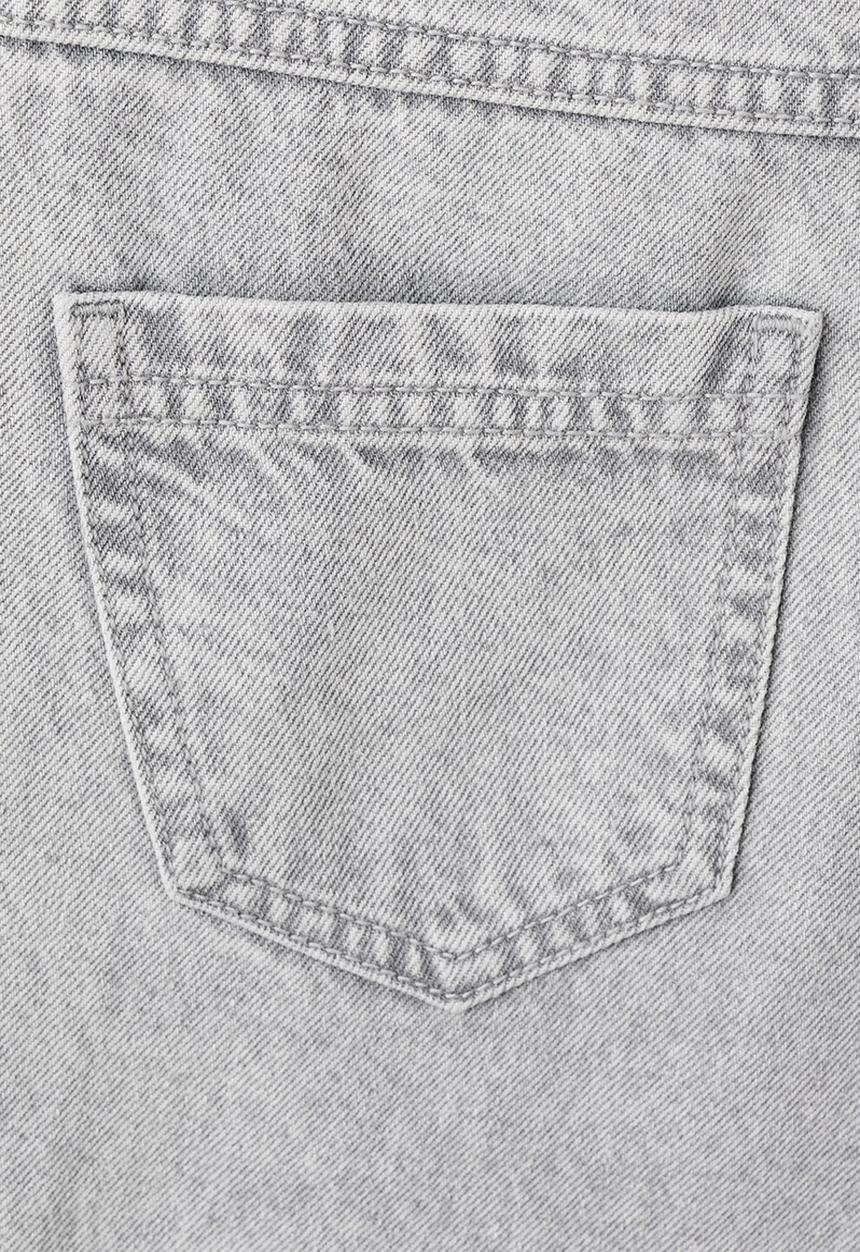 MANGO - Jeans CULOTTE1 - Open Gray