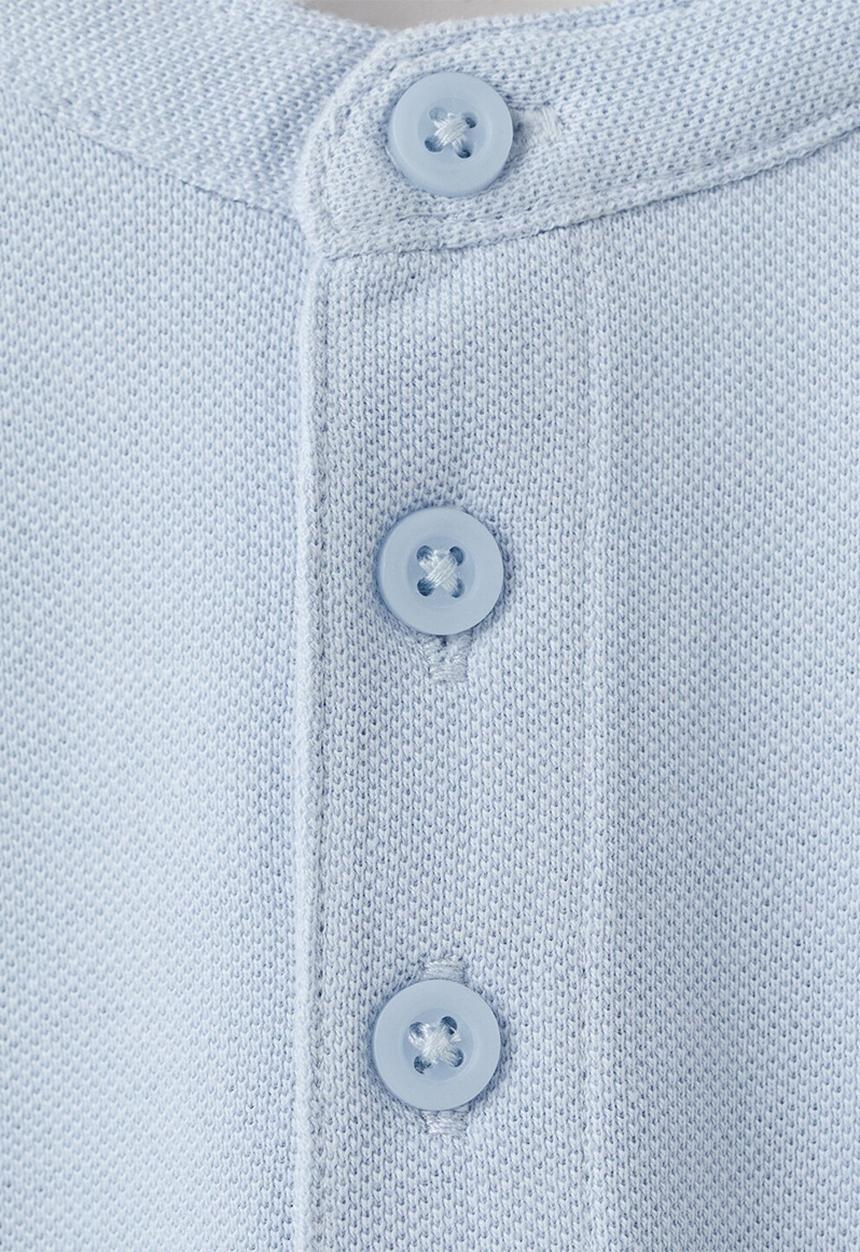 MANGO - Poloshirt HANOIB - Light/Pastel Blue