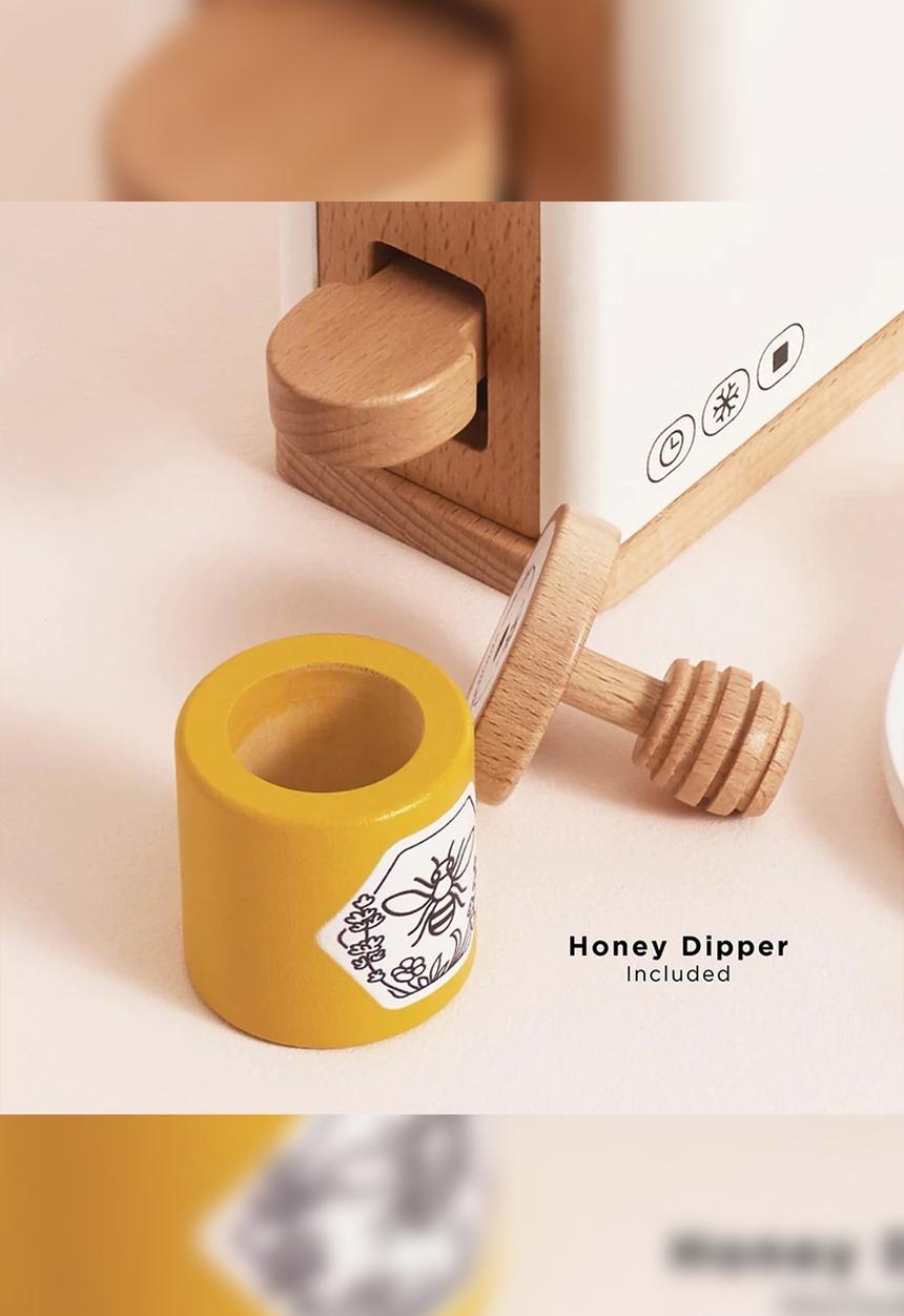 Le Toy Van - 12 Pcs Wooden Toaster & Breakfast Set - multi