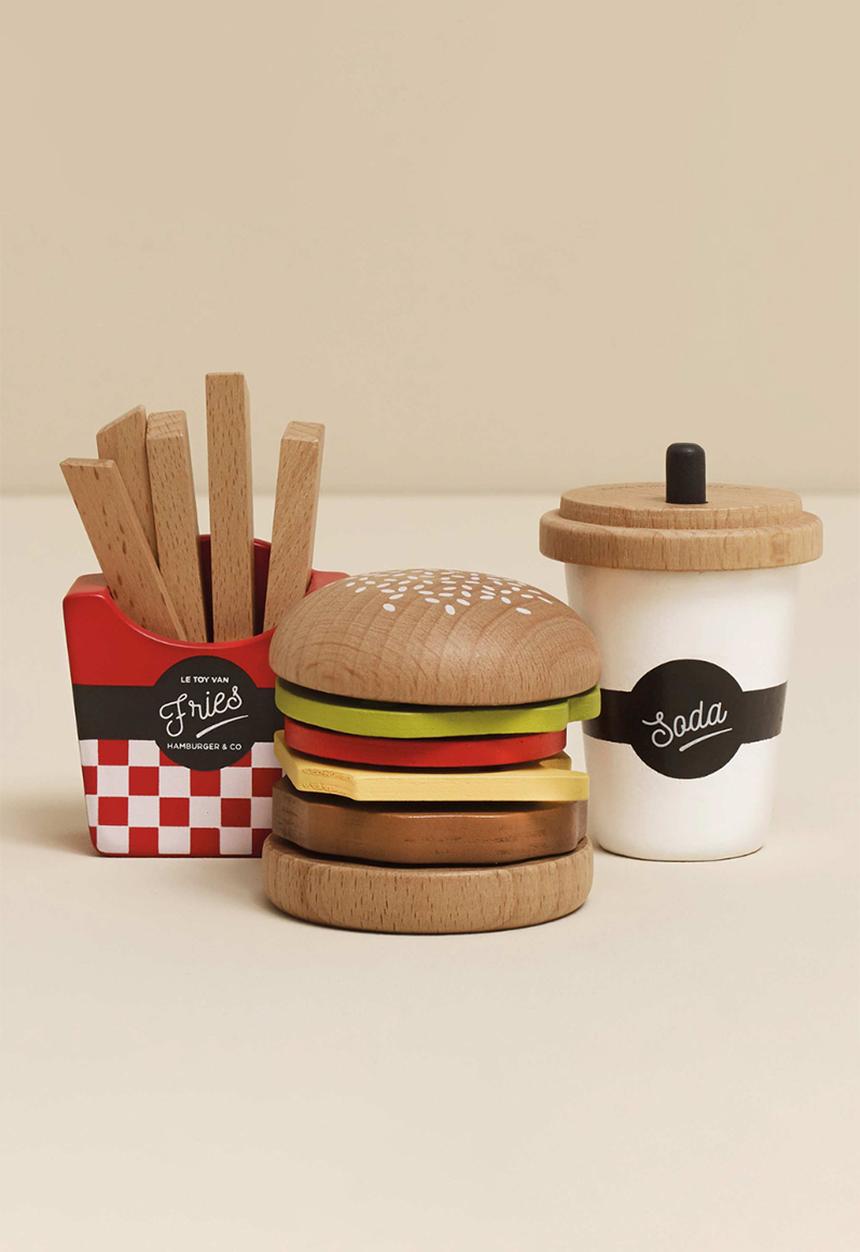 Le Toy Van - 13 Pcs Gourmet Hamburger Set - multi