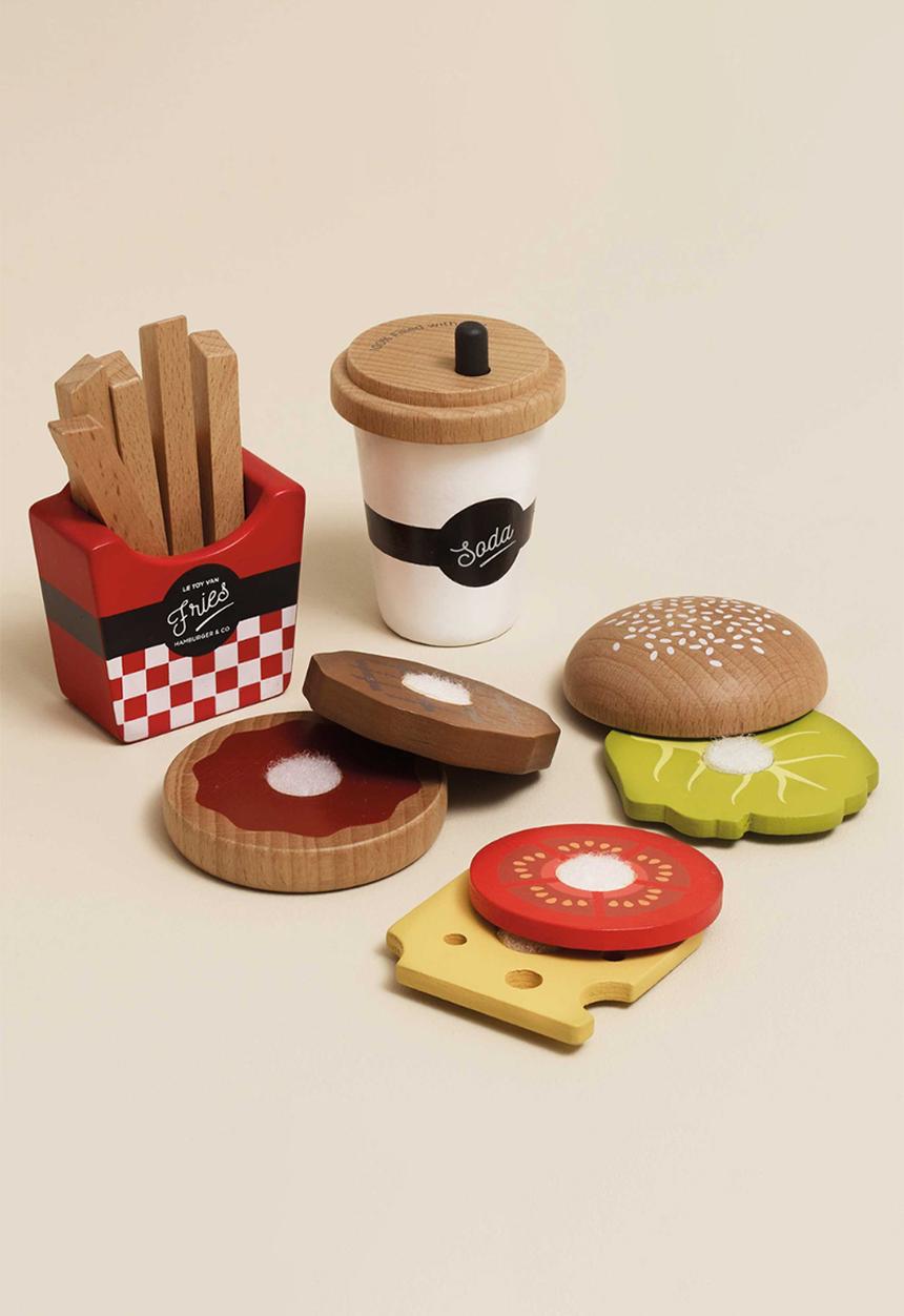 Le Toy Van - 13 Pcs Gourmet Hamburger Set - multi