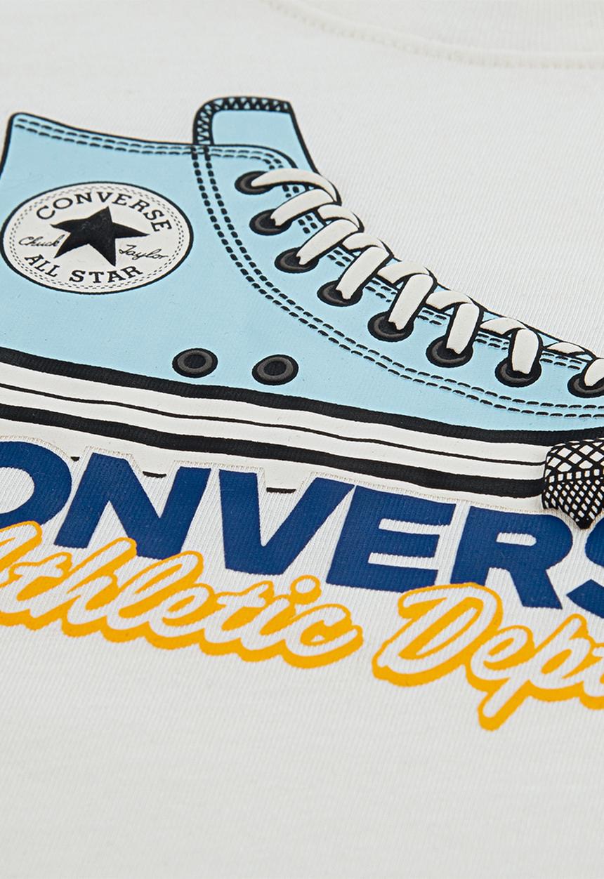Converse - Cnvb Cnv Snkr Gfx Tee - Egret
