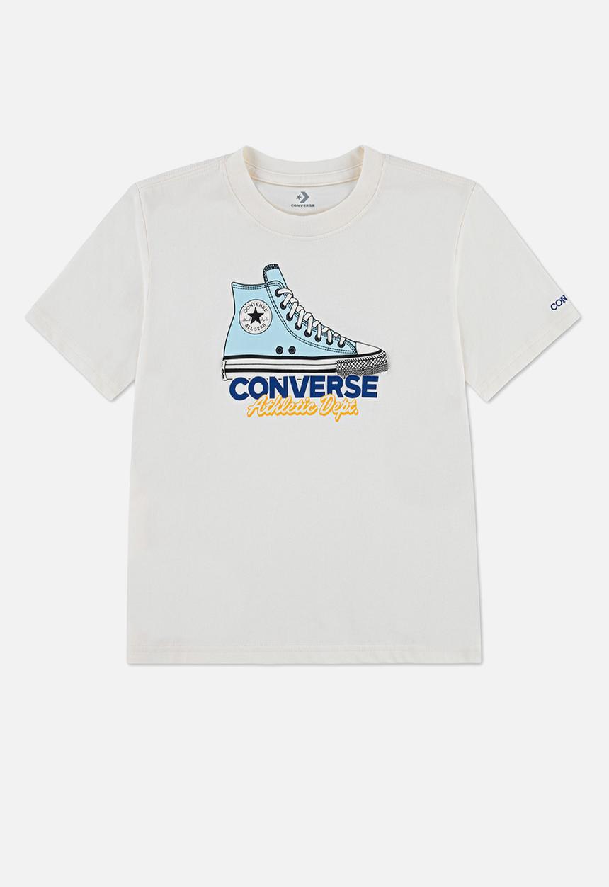 Converse - Cnvb Cnv Snkr Gfx Tee - Egret