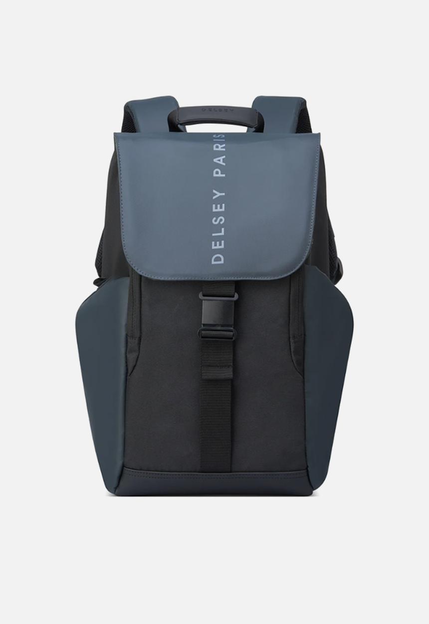 Delsey - Delsey Securflap 16" Backpack - Navy