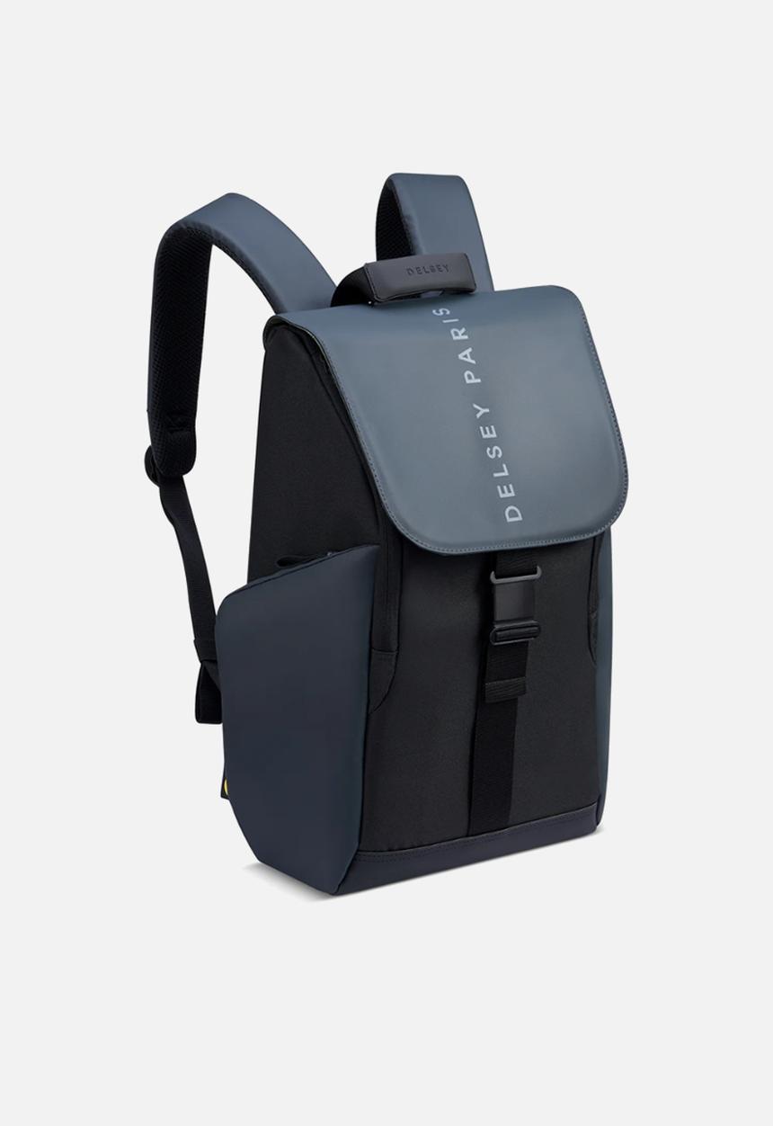 Delsey - Delsey Securflap 16" Backpack - Navy