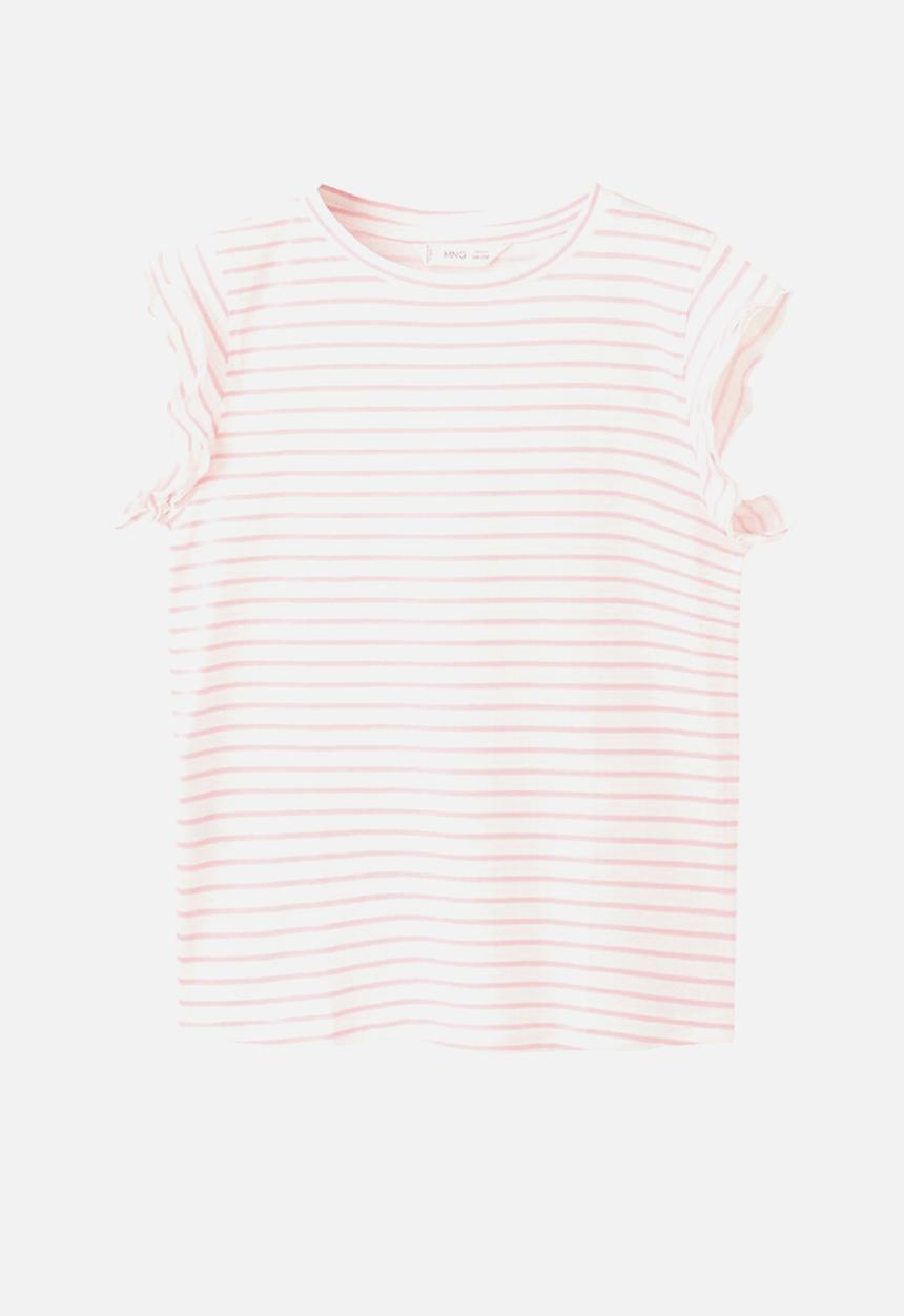 MANGO - T-Shirt Lilir - Pink