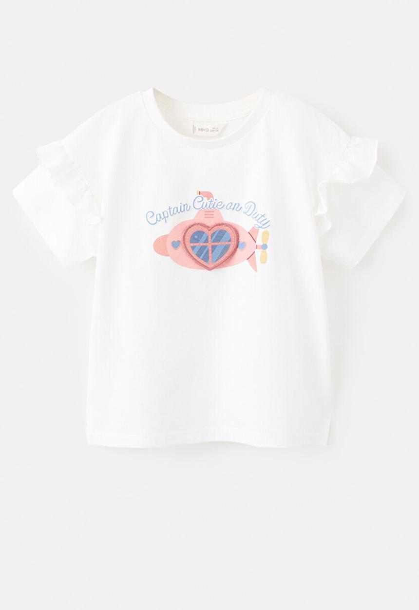 MANGO - T-Shirt Cutie - Natural