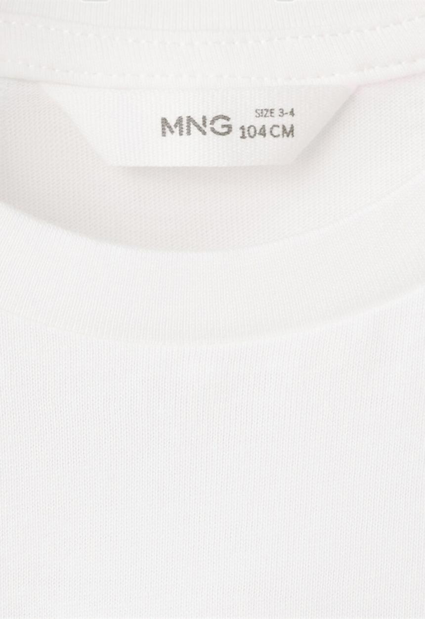 MANGO - T-Shirt Wavy - Natural