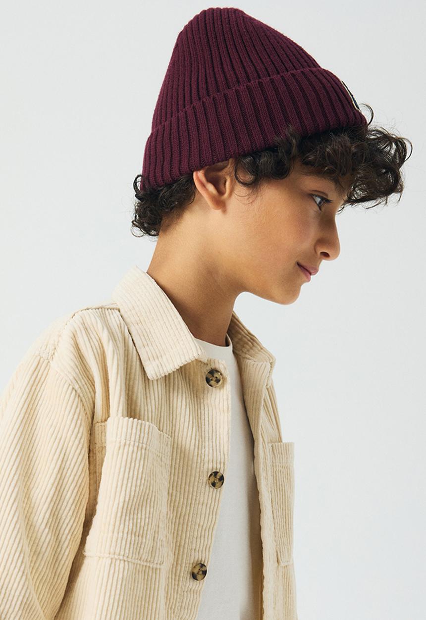 H&M - Cotton corduroy overshirt - light beige