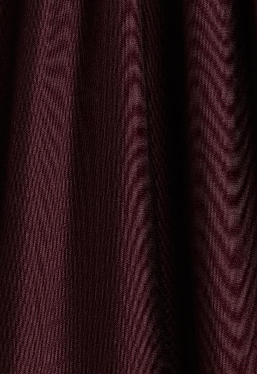 H&M - Draped-collar top - burgundy