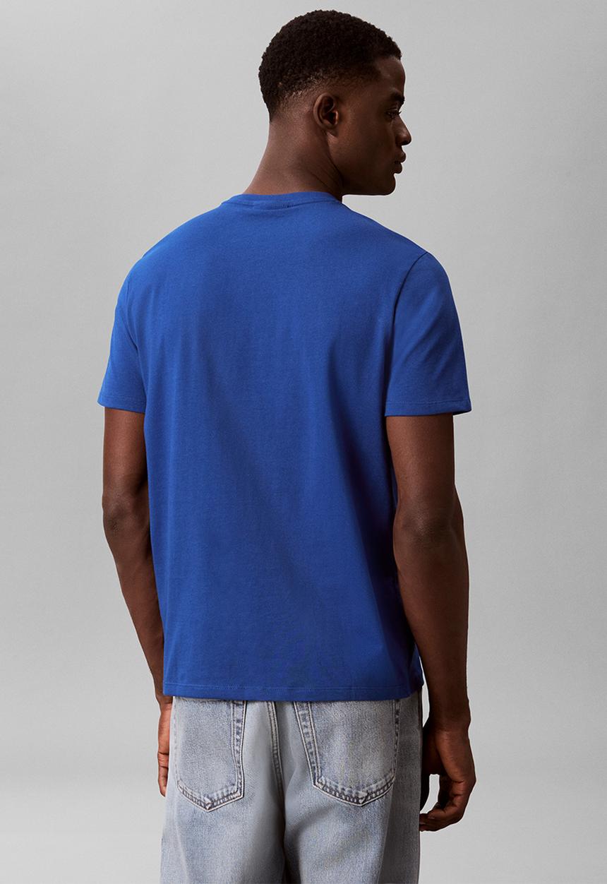 Calvin Klein - Ss Classic Monogram Tee - Chase Blue