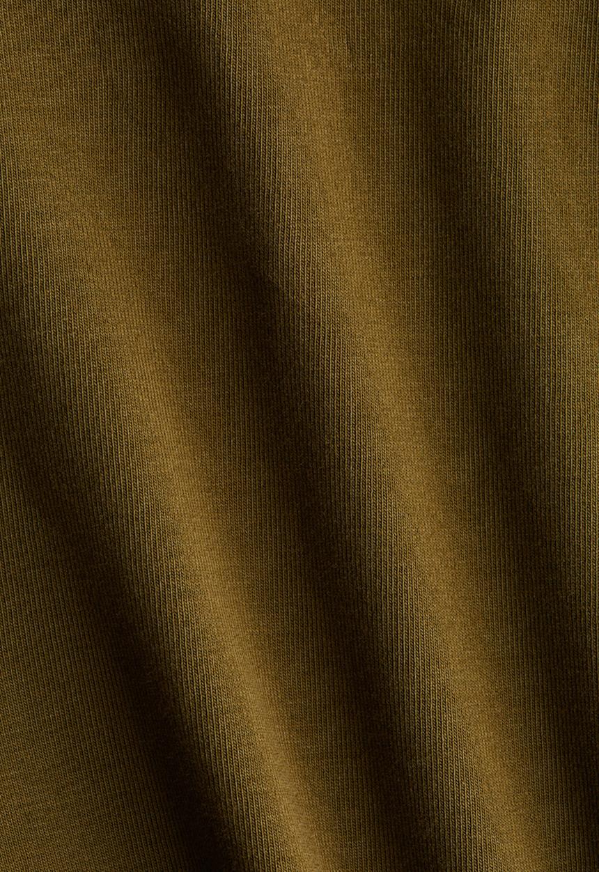 H&M - Foldover-waist cotton trousers - khaki green