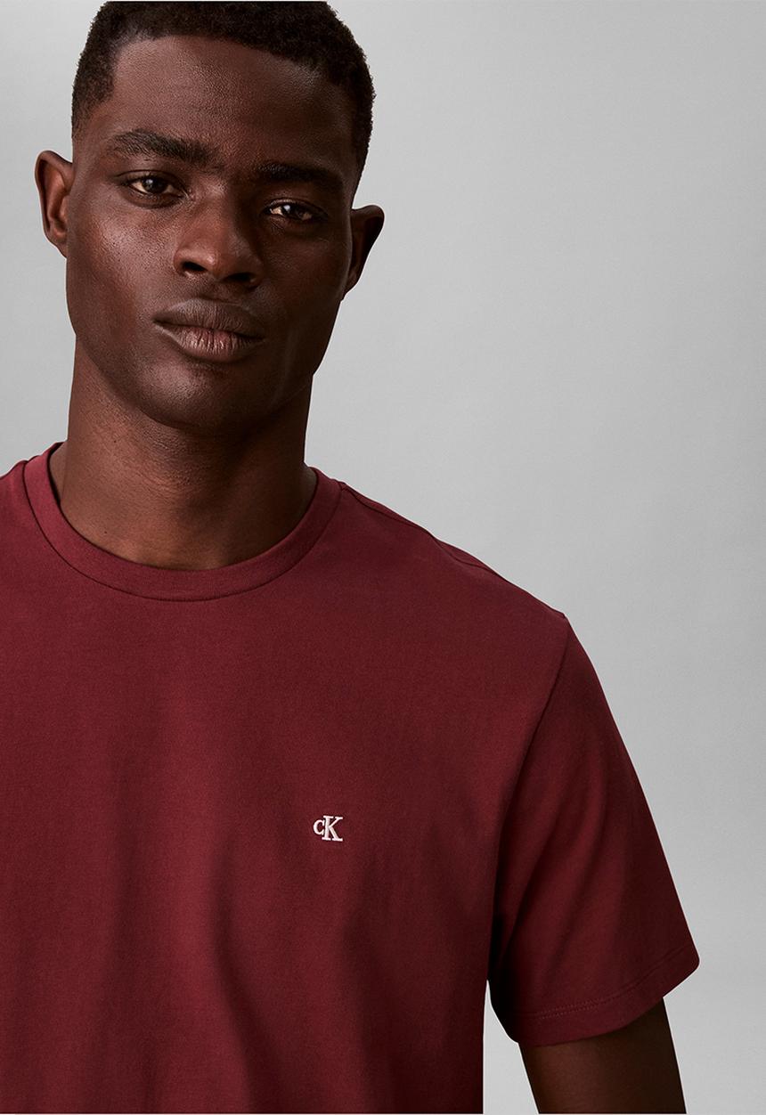 Calvin Klein - Ss Classic Monogram Tee - Mocha Moment