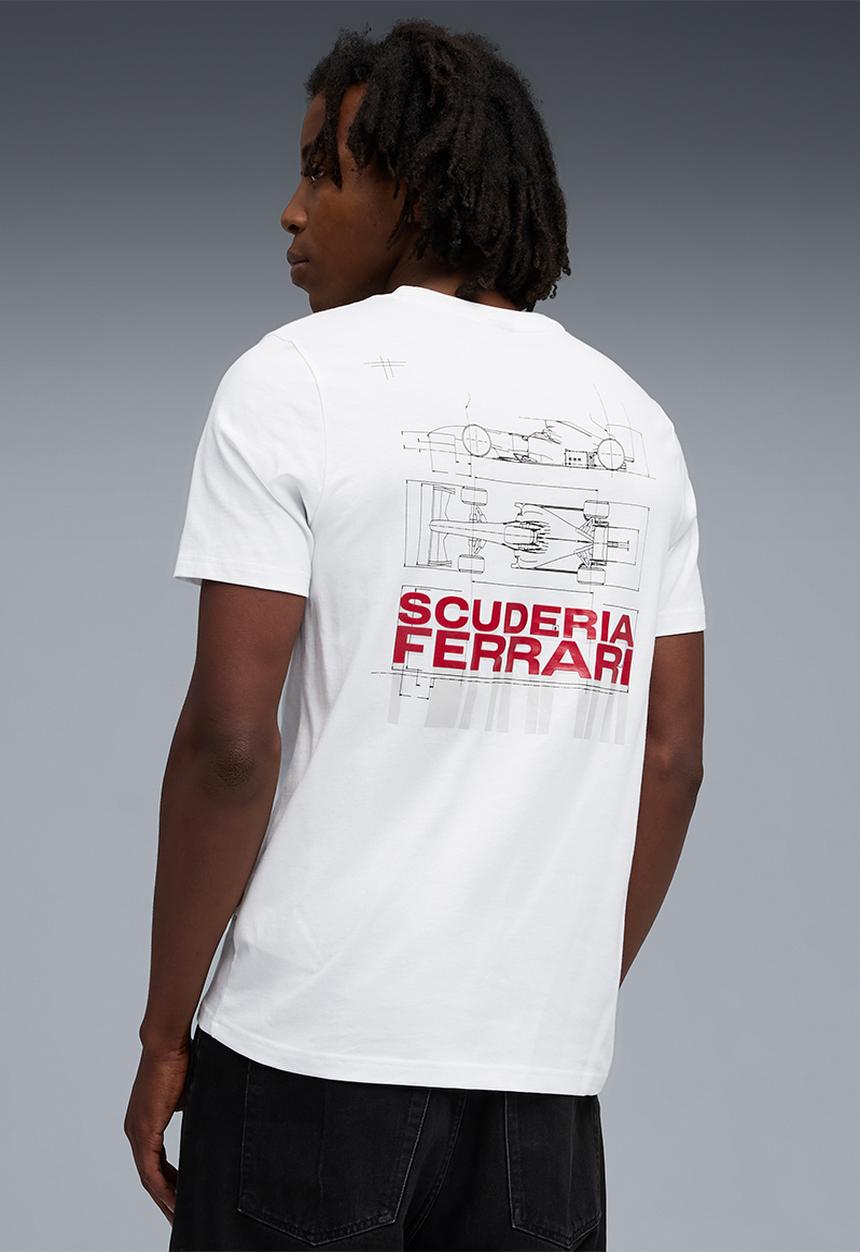 PUMA - Ferrari Sportswear Car Graphic Tee PUMAWhite