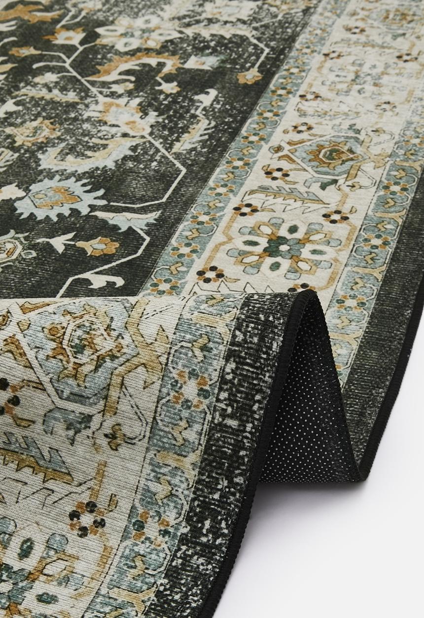 Sixth Floor - Brisbane  Isolde Floral Rug Green
