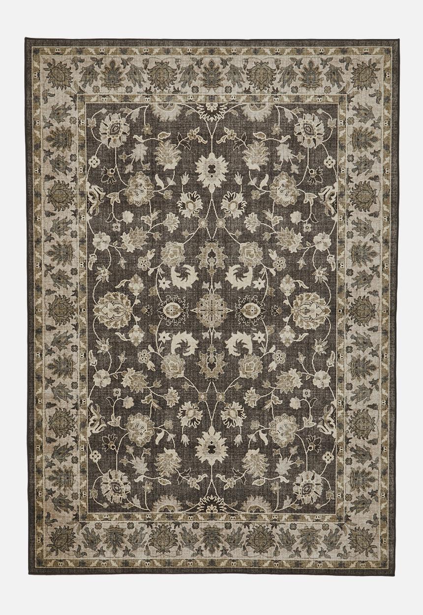 Sixth Floor - Brisbane  Avira Floral Rug Taupe