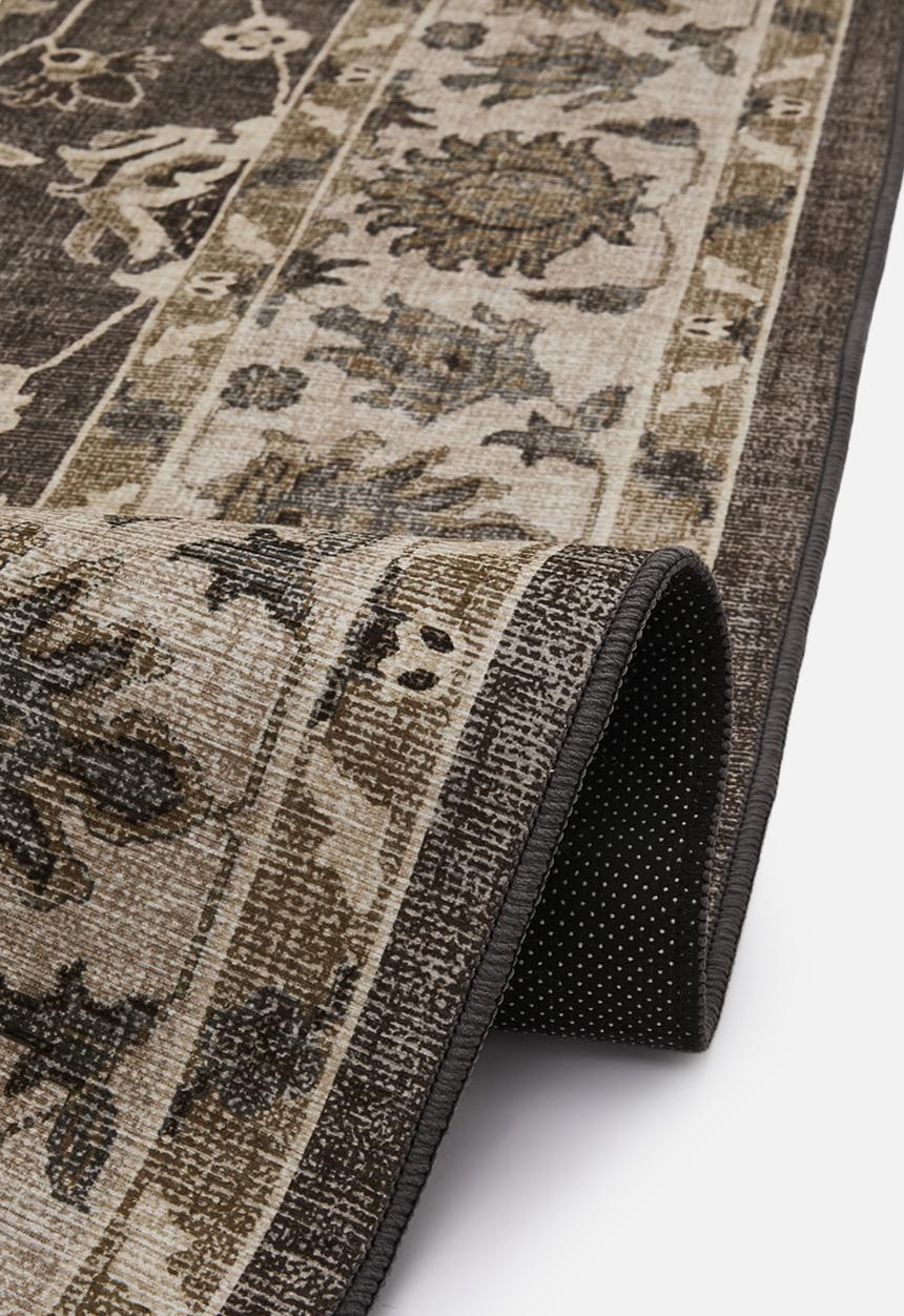 Sixth Floor - Brisbane  Avira Floral Rug Taupe