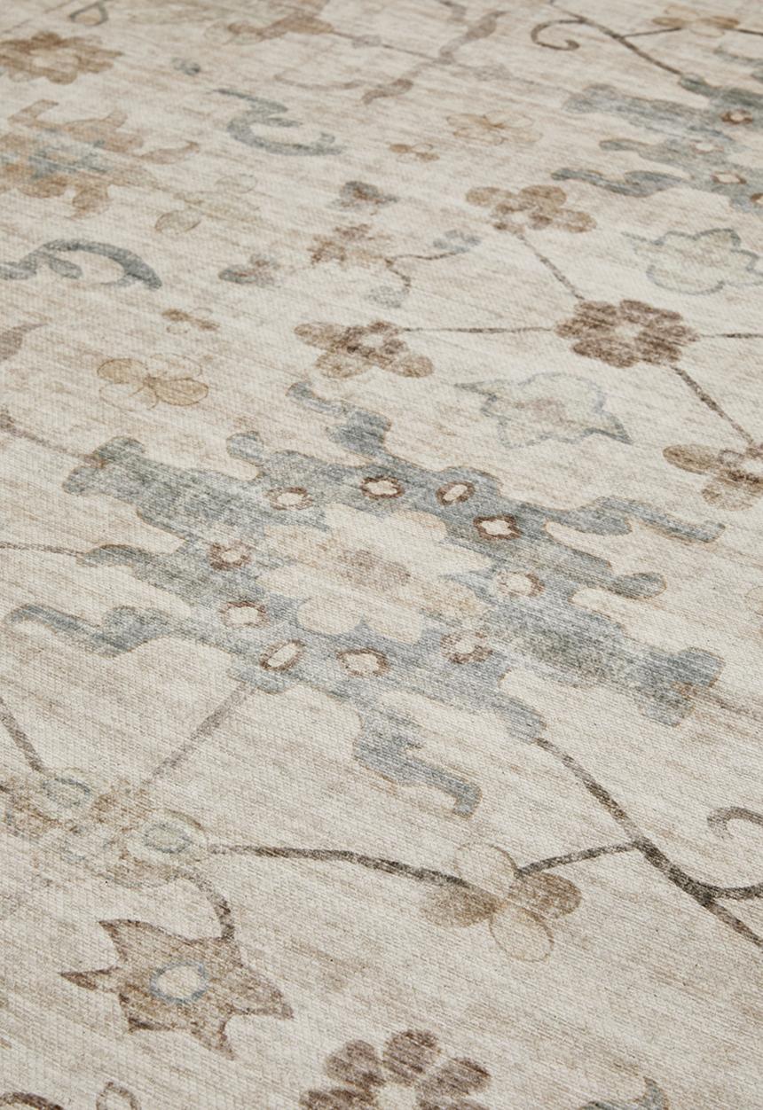 Sixth Floor - Brisbane  Thalia Floral Rug Natural