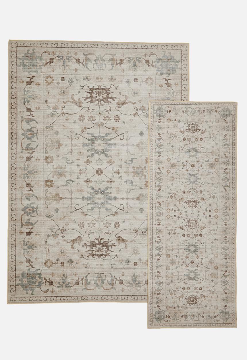 Sixth Floor - Brisbane  Thalia Floral Rug Natural