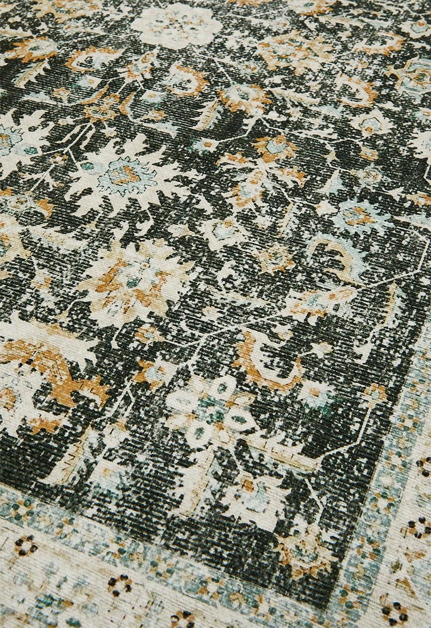 Sixth Floor - Brisbane  Isolde Floral Runner Green