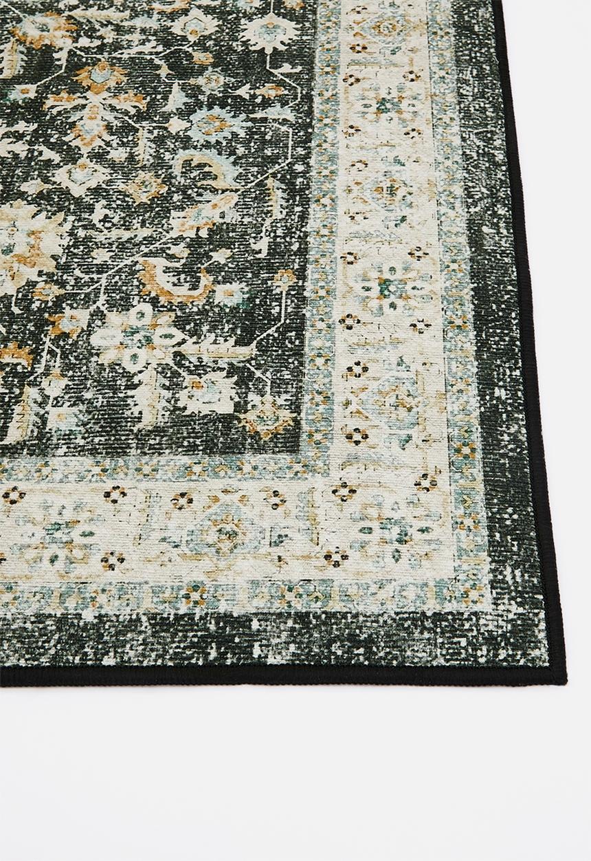 Sixth Floor - Brisbane  Isolde Floral Runner Green