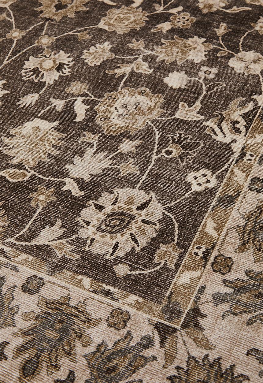 Sixth Floor - Brisbane  Avira Floral Runner Taupe