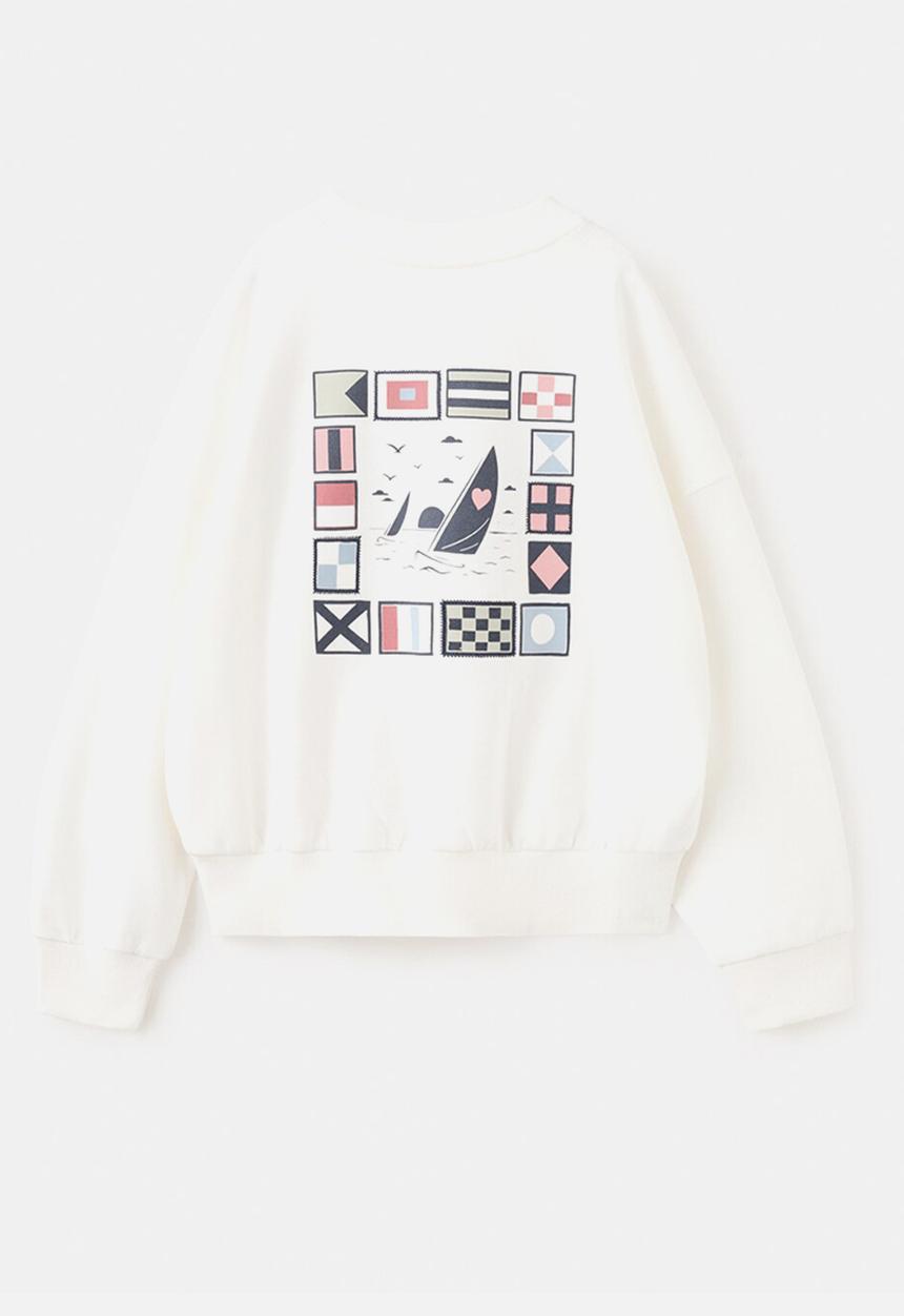 MANGO - Sweatshirt Sunset - Natural