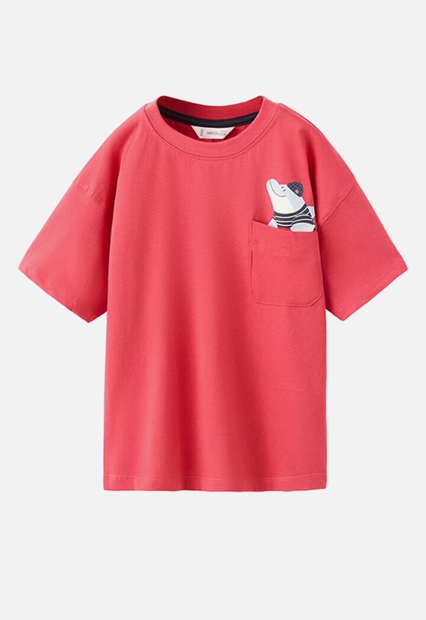 MANGO - T-Shirt Fdelfin - Red