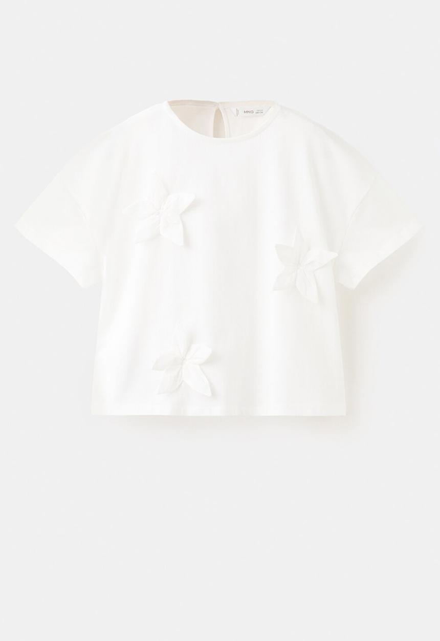 MANGO - T-Shirt TRESD - Natural