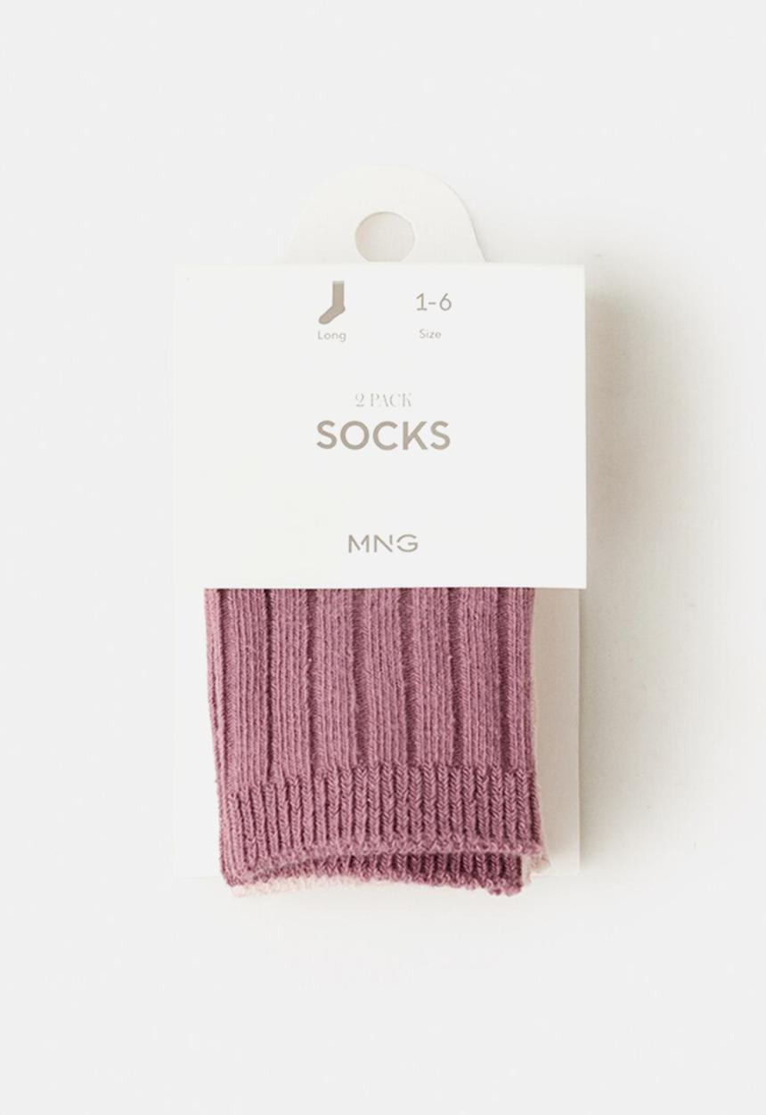 MANGO - Socks Luli - Pink