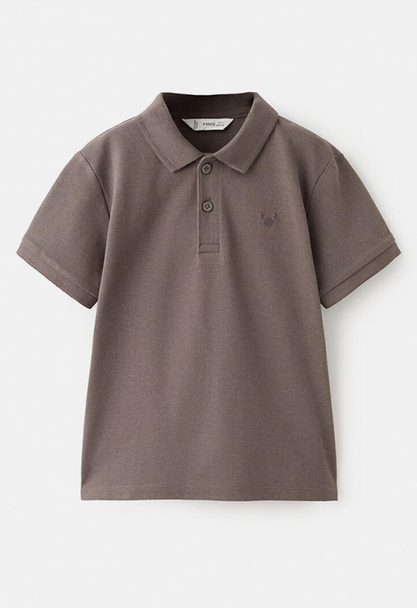 MANGO - Poloshirt JAVI - Dark Brown