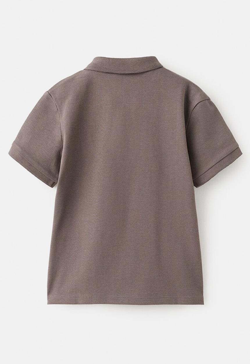 MANGO - Poloshirt JAVI - Dark Brown