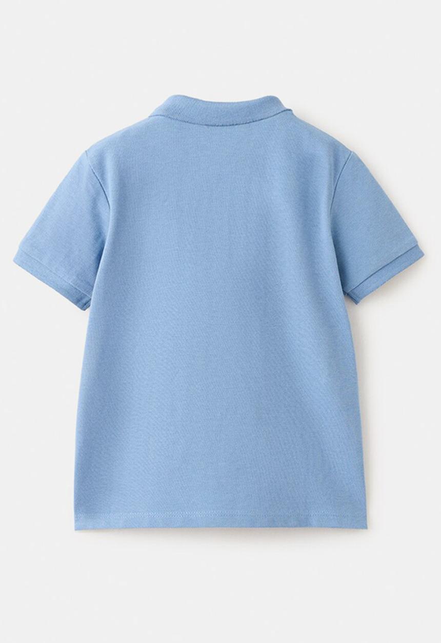 MANGO - Poloshirt JAVI - Medium Blue