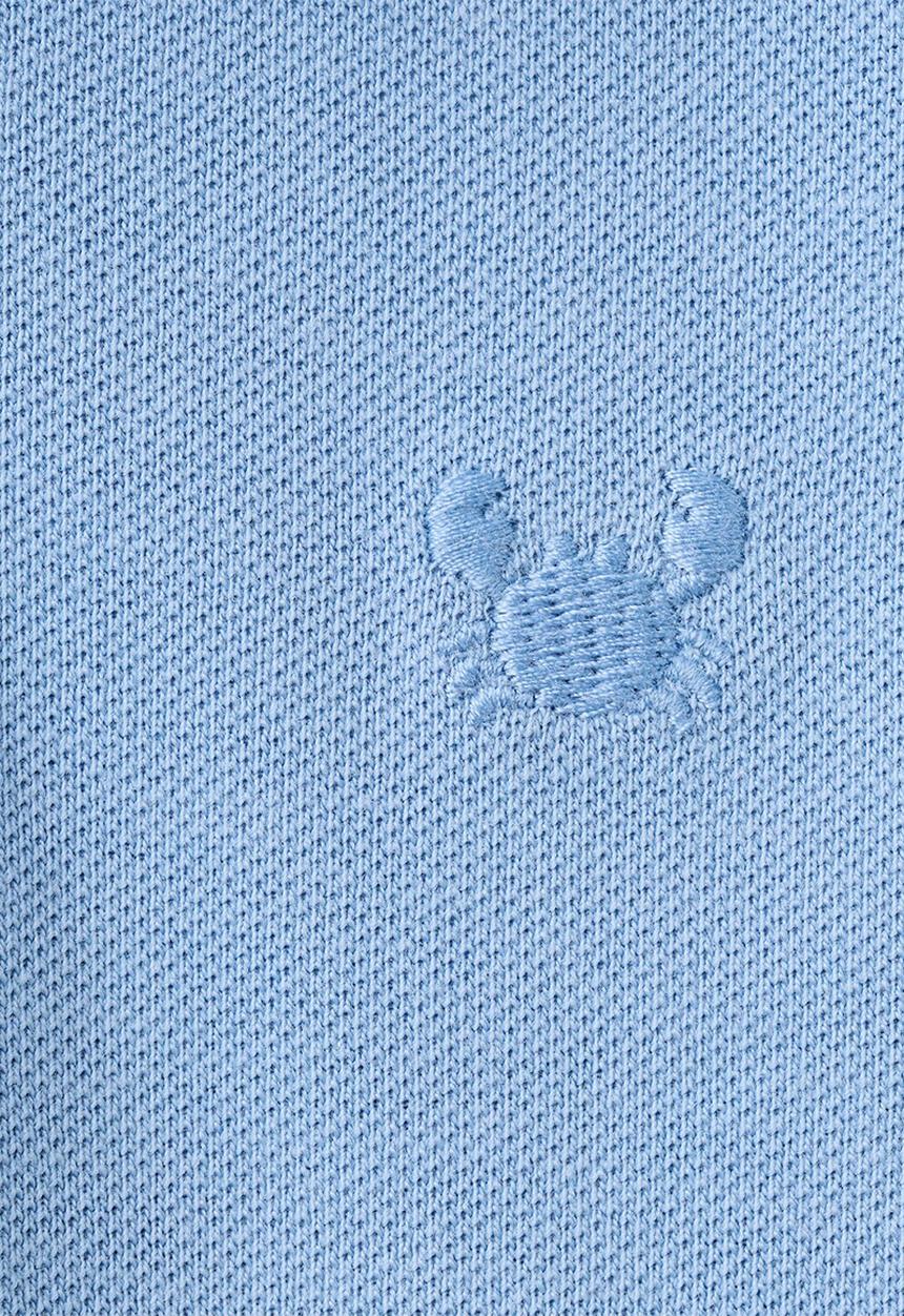 MANGO - Poloshirt JAVI - Medium Blue