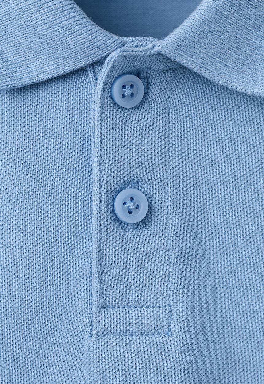 MANGO - Poloshirt JAVI - Medium Blue