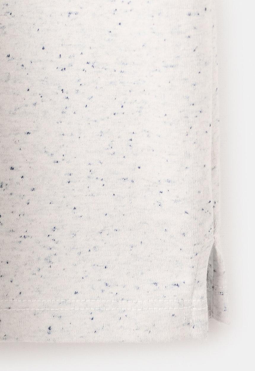 MANGO - T-Shirt Fpato - Light/Pastel Gray