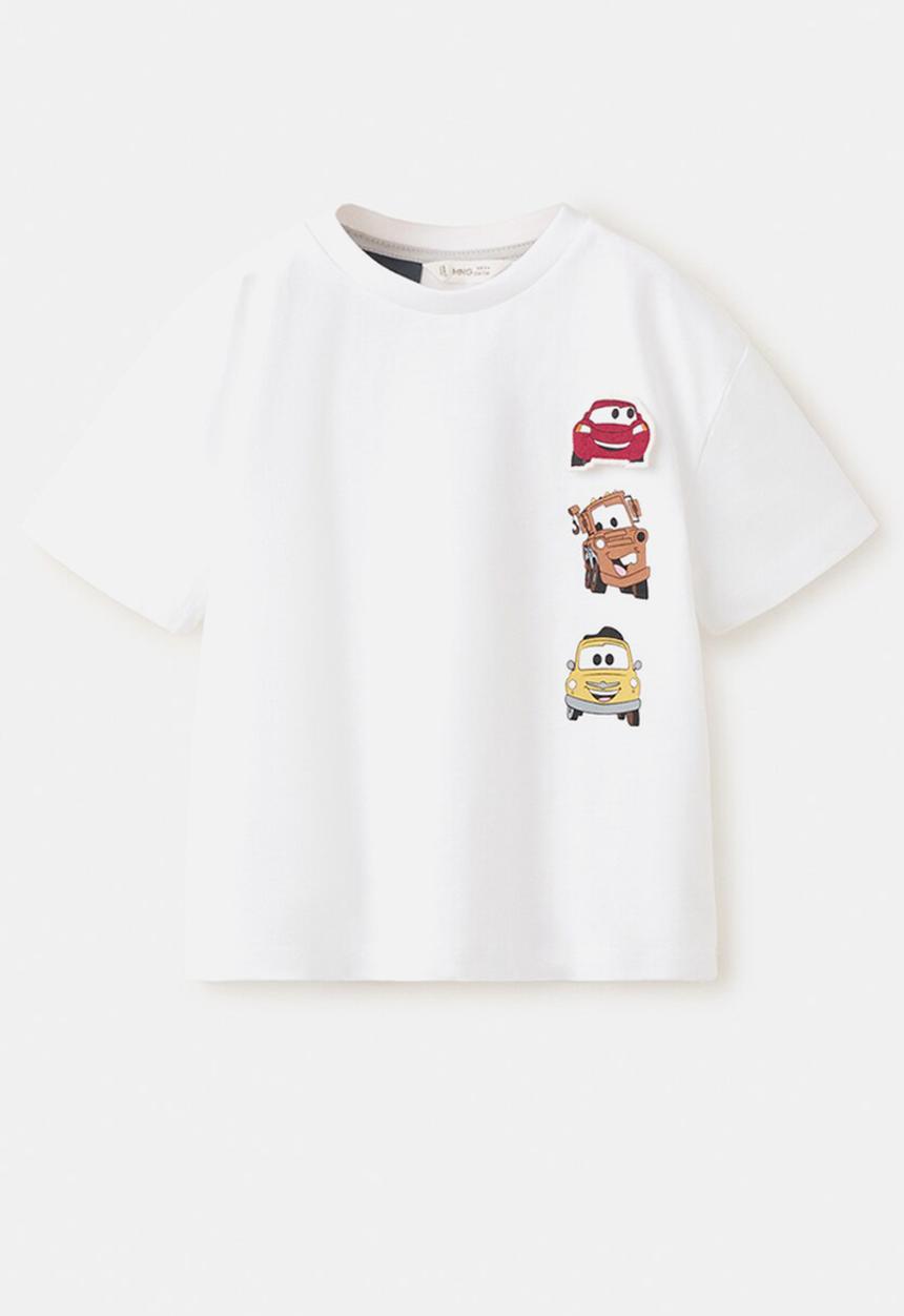 MANGO - T-Shirt CARS - White