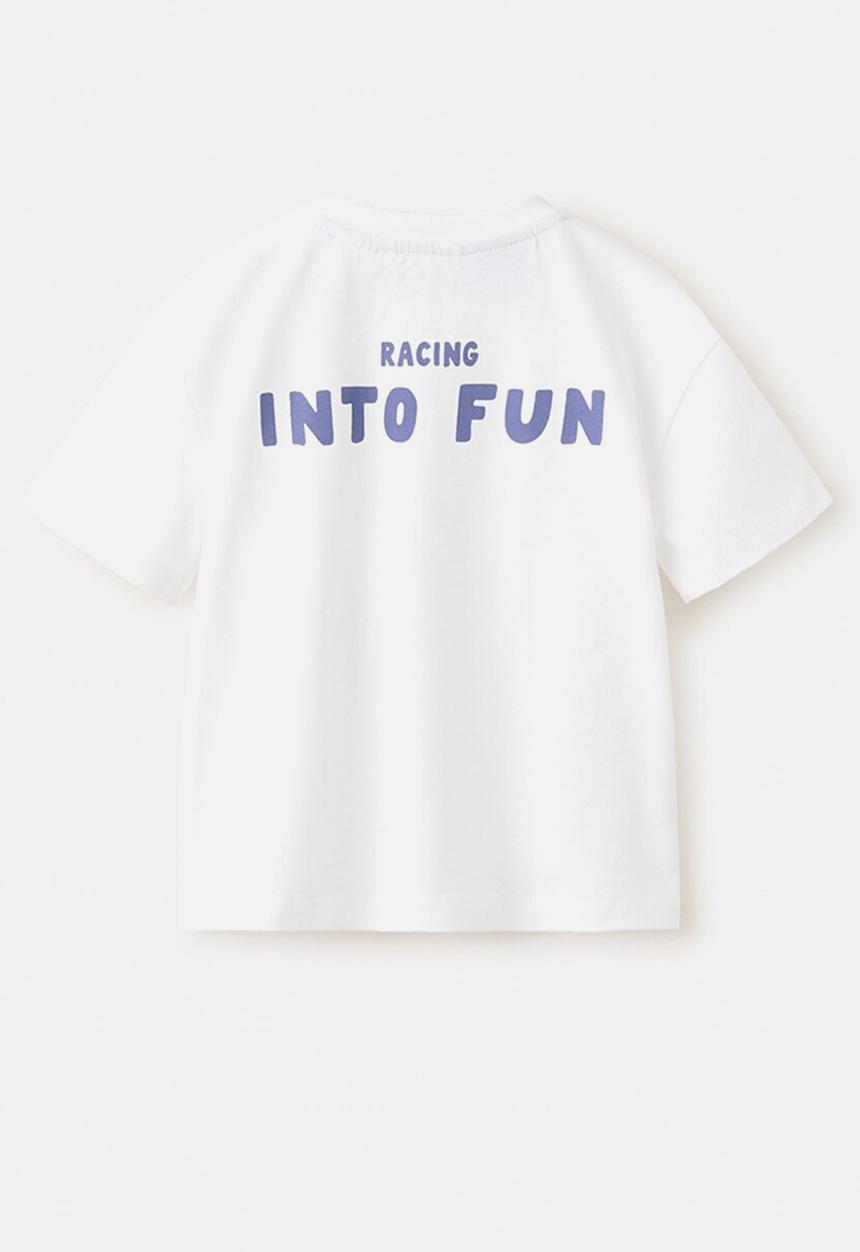 MANGO - T-Shirt CARS - White