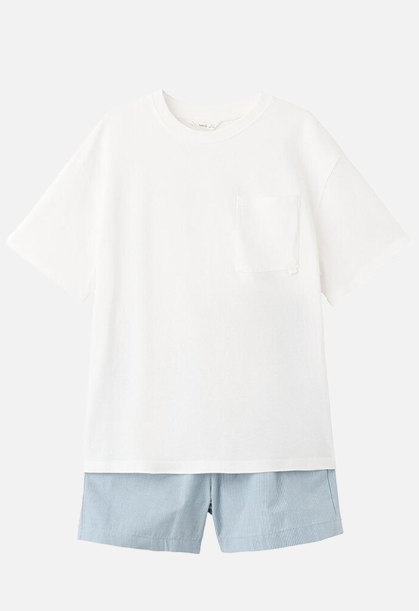 MANGO - Pyjama CLASSPI - Natural