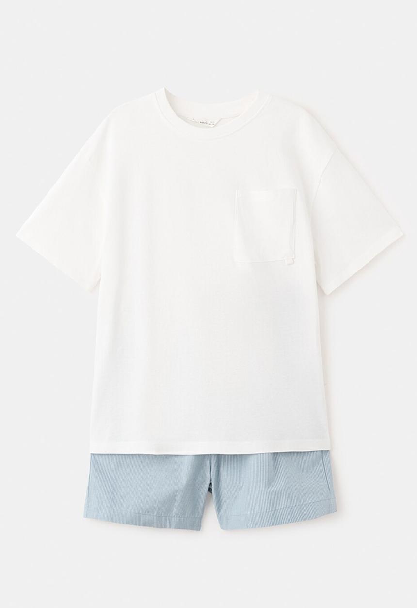 MANGO - Pyjama CLASSPI - Natural