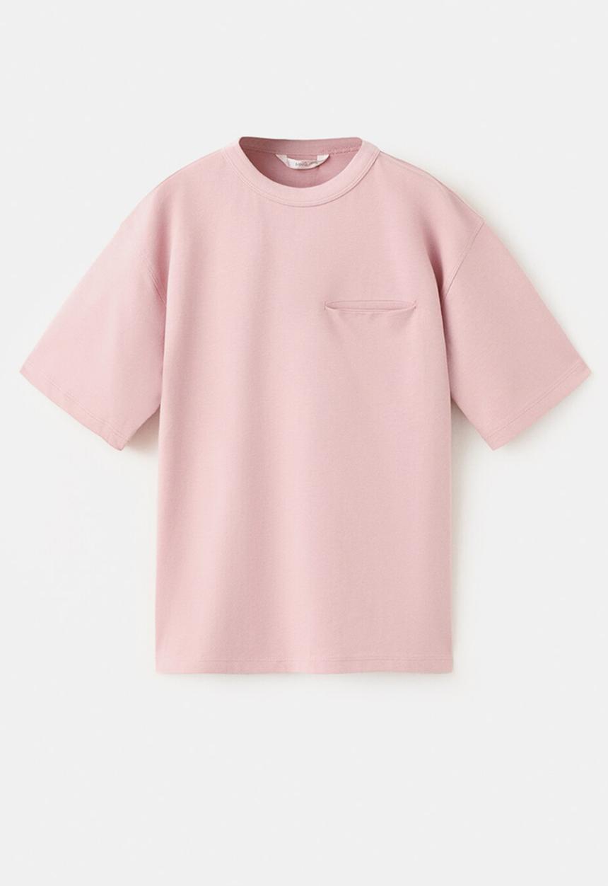 MANGO - T-Shirt BASICMC - Pink