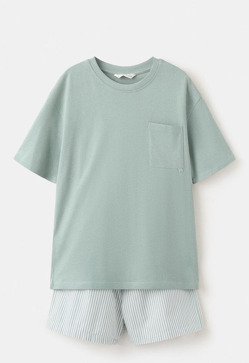 MANGO - Pyjama CLASSPI - Green